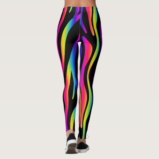Rainboogpatroon Leggings (Achterkant)