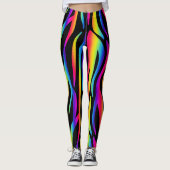 Rainboogpatroon Leggings (Voorkant)