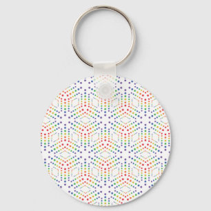 Rainboogpatroon Sleutelhanger