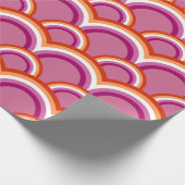 Rainboogpatroon van de Amerikaanse pridevlag Cadeaupapier (Hoek)