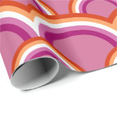 Rainboogpatroon van de Amerikaanse pridevlag Cadeaupapier (Rol Hoek)