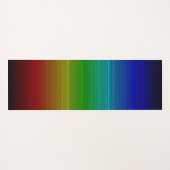 Rainboogpatroon Yogamat (Achterkant (horizontaal))