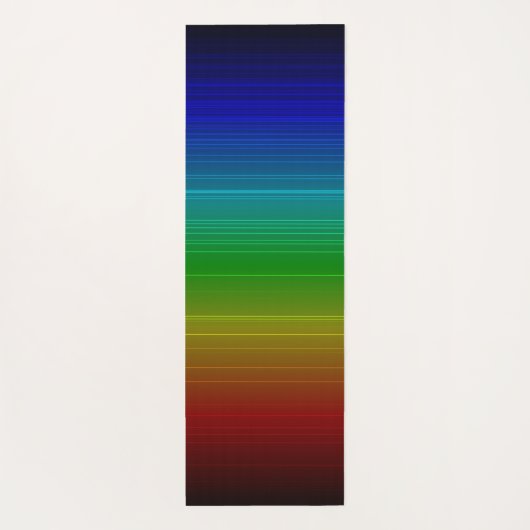 Rainboogpatroon Yogamat (Achterkant)
