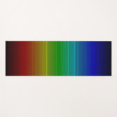 Rainboogpatroon Yogamat (Voorkant (horizontaal))