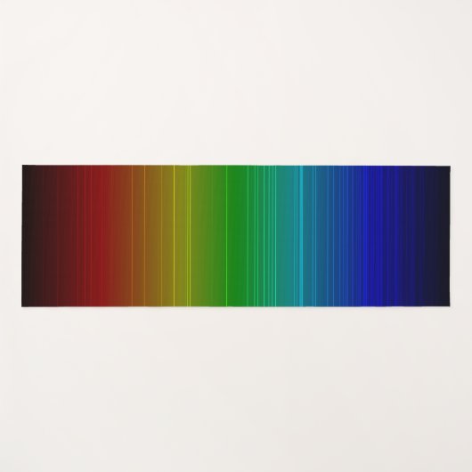 Rainboogpatroon Yogamat (Voorkant (horizontaal))