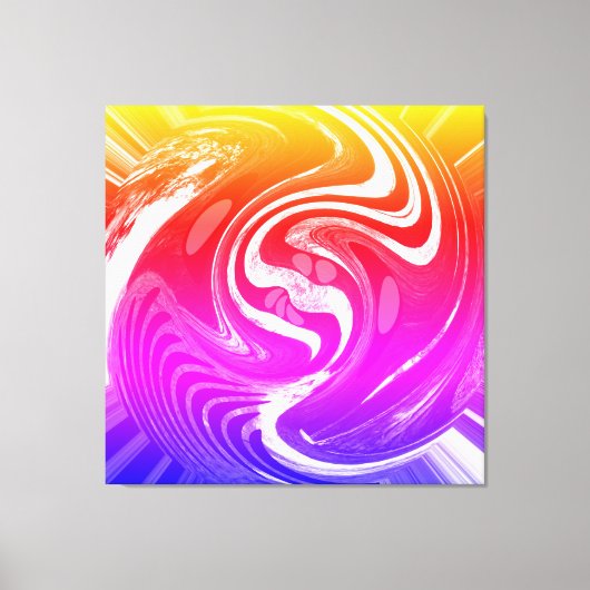 Rainboogplank Canvas Afdruk (Voorkant)