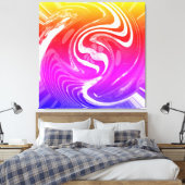Rainboogplank Canvas Afdruk (Insitu (Slaapkamer))