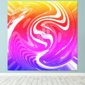 Rainboogplank Canvas Afdruk (Insitu (Houten vloer))