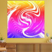 Rainboogplank Canvas Afdruk (Insitu (Woonkamer))