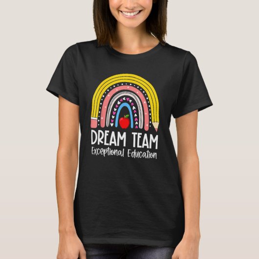 Rainboogpotlood Dream Exception Education Team SP T-shirt (Voorkant)