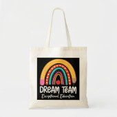 Rainboogpotlood Dream Exception Education Team SP Tote Bag (Voorkant)