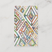 Rainboogprism visitekaartje verticale ontwerper (Achterkant)