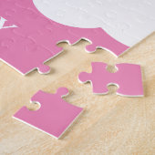 Rainboogpuzzel met de naam van het kind. legpuzzel (Zijkant)