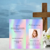 Rainboogroze paarse girale fotografie kaart