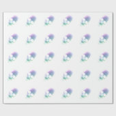 Rainboogschedel - Aangepaste achtergrond Cadeaupapier (Vlak)