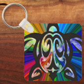 Rainboogschildpad Sleutelhanger (Voorkant)