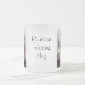 Rainboogschrijvende Mok met regenbogen (Center)