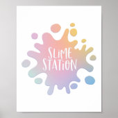 Rainboogslijmstation Poster (Voorkant)