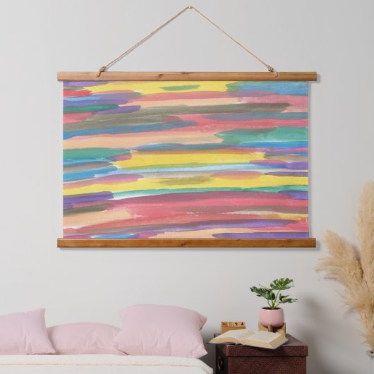Rainboogspectrum Abstract Hangend Wandkleed (Slaapkamer)