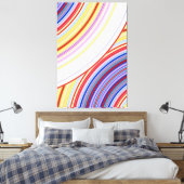 Rainboogsphere Abstract Canvas Afdruk (Insitu (Slaapkamer))