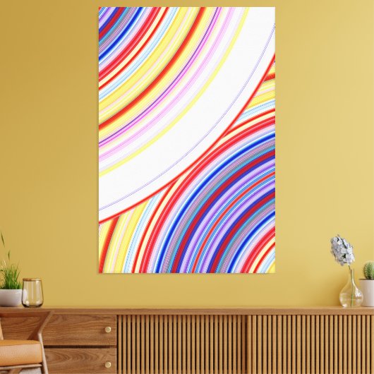 Rainboogsphere Abstract Canvas Afdruk (Insitu (Woonkamer))
