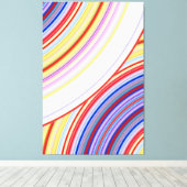 Rainboogsphere Abstract Canvas Afdruk (Insitu (Houten vloer))