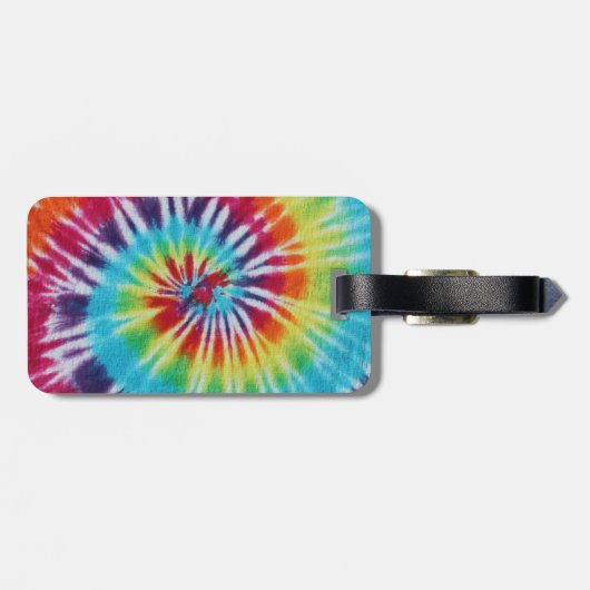 Rainboogspiraal Bagagelabel (Achterkant horizontaal)