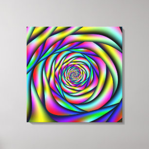 Rainboogspiraal Canvas Afdruk