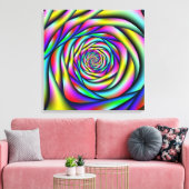 Rainboogspiraal Canvas Afdruk (Insitu (Woonkamer))