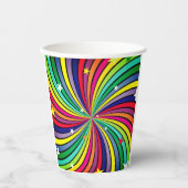 Rainboogspiraal Papieren Bekers (Voorkant)