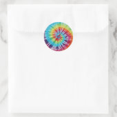 Rainboogspiraal Ronde Sticker (Tas)