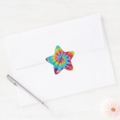 Rainboogspiraal Ster Sticker (Envelop)
