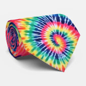 Rainboogspiraal — Stropdas-kleurstof Stropdas (Opgerold)