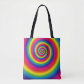 Rainboogspiraal Tote Bag (Voorkant)