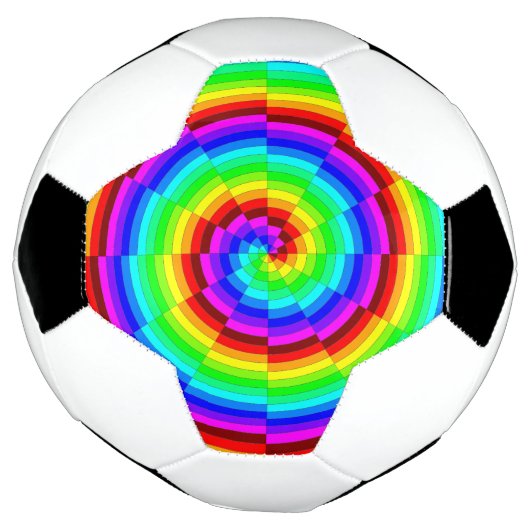 Rainboogspiraal Voetbal (Gedraaid)