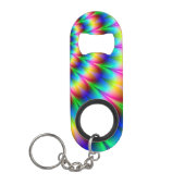 Rainboogspiraalvormige optische illusie mini flessenopener (Voorkant)