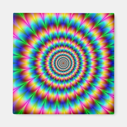 Rainboogspiraalvormige optische verlichting magneet (Voorkant)