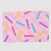 Rainboogsprinken Golfhanddoek (Horizontaal)