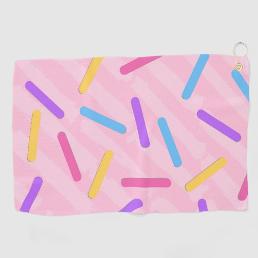 Rainboogsprinken Golfhanddoek (Horizontaal)