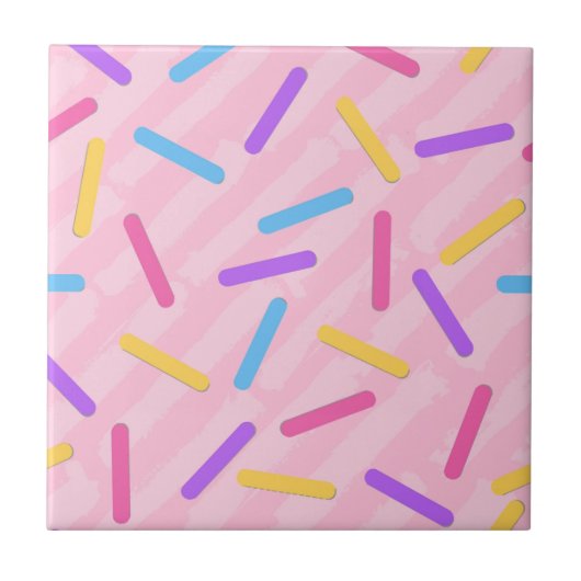 Rainboogsprinken Tegeltje (Voorkant)