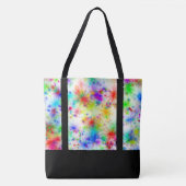 Rainboogstarbursts canvas tas (Voorkant)