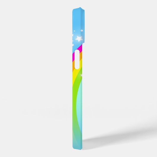 Rainboogstarry sky blue name Case-Mate iPhone case (Achterkant / Rechts)