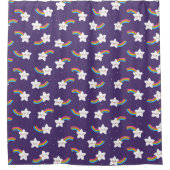 Rainboogsterbanden — Showgordijn Douchegordijn (Voorkant)