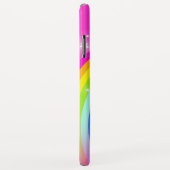 Rainboogstersterren Roze sky, aangepaste naam Case-Mate iPhone Case (Achterkant/rechts)