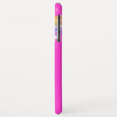 Rainboogstersterren Roze sky, aangepaste naam Case-Mate iPhone Case (Achterkant/links)