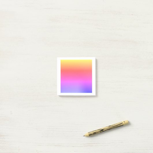 Rainboogstijl na het maken van notities post-it® notes (Op bureau)