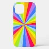 Rainboogstralen, meerkleurig Case-Mate iPhone case (Achterkant)