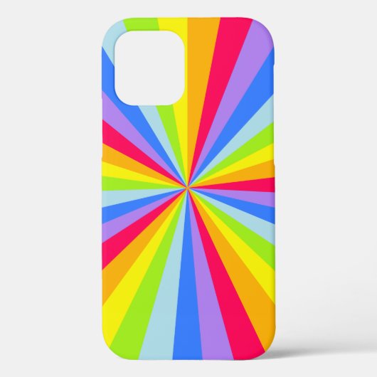 Rainboogstralen, meerkleurig Case-Mate iPhone case (Achterkant)