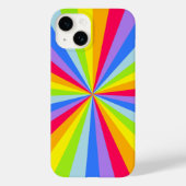 Rainboogstralen, meerkleurig Case-Mate iPhone case (Achterkant)