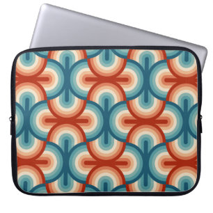 Rainboogstrepen, illustratiepatroon laptop sleeve